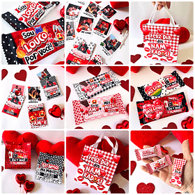 Kit Digital Dia dos Namorados em Png