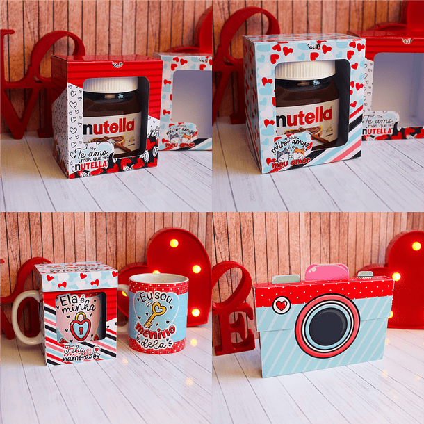 Kit Digital Dia dos namorados em Png   10