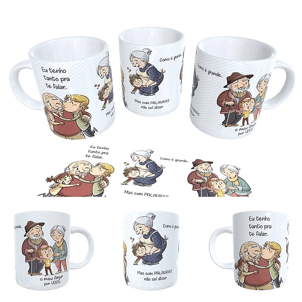 Arte Caneca Eu Tenho Tanto pra te falar... Roberto Carlos 1