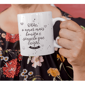 25 Artes para Caneca Dia das Mães Clean em Jpg