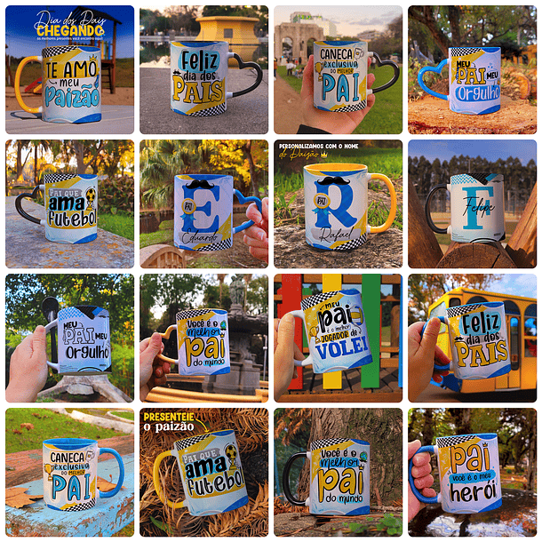 Combo 2 Em 1 - Artes Dia dos Pais  7