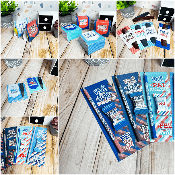 Kit Digital Mimos Dia dos Pais Completo em Png 3