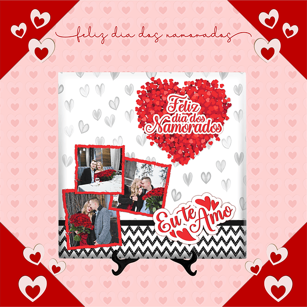 39 Artes Caneca Almofada e Azulejo Dia dos Namorados Editável em CorelDraw  6