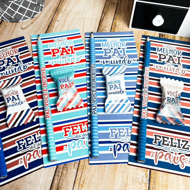 Kit Digital Mimos Dia dos Pais Completo em Png 10