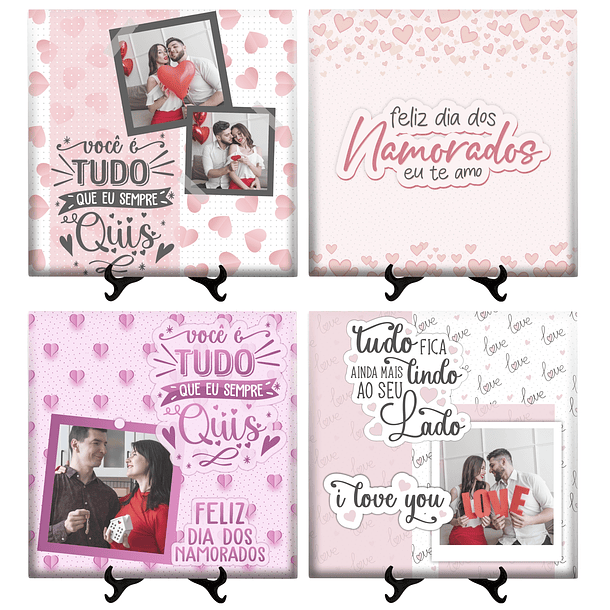 22 Artes Caneca e Azulejo Dia dos namorados em Corel Draw  2