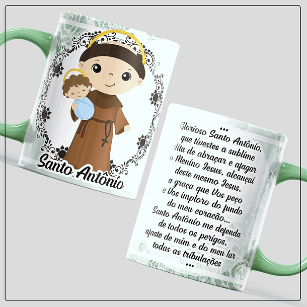 6 Artes Canecas Santinhos Religião em Jpg   6