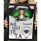 10 Artes Quadros e Azulejo Formatura em Corel Draw 2