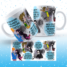 2 Artes para Caneca Musica Sorriso Torto Frases Arquivos Png