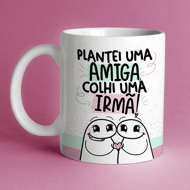 Arte Caneca Flork Amigas Amizade Arquivos Sublimação Png 8