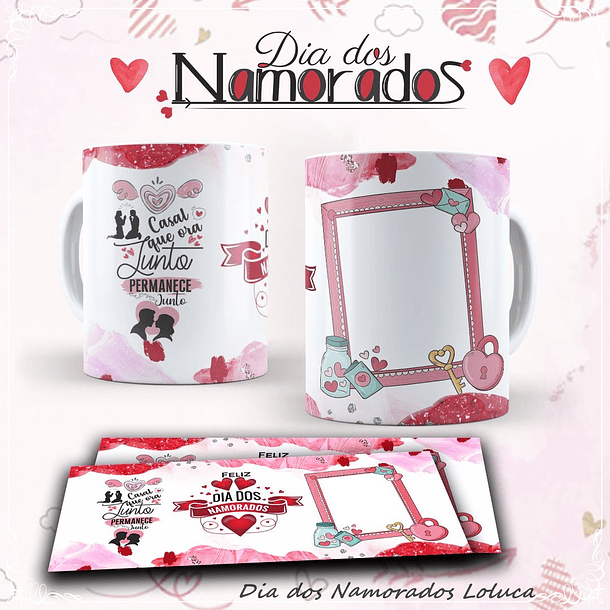 10 Artes para Caneca Dia dos Namorados Mickey Disney e Outros em Corel Draw 6