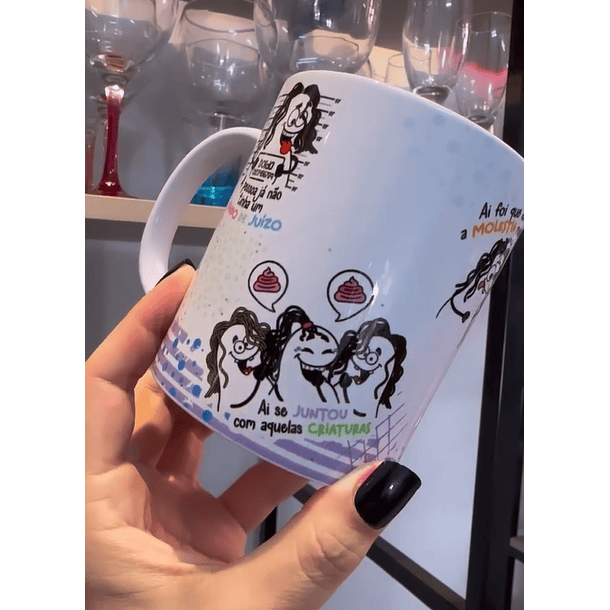 Artes Caneca Flork Amigas em Jpg  3