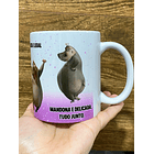 Arte Caneca Eu sou uma Mistura de Fofa e Grossa Gloria Madagascar Arquivo Png 5