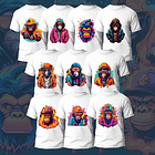 10 Artes para Caneca e Camisa Monk em Corel Draw 1