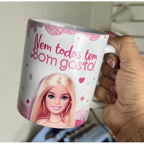 Artes para Caneca Barbie Debochada CorelDraw  7