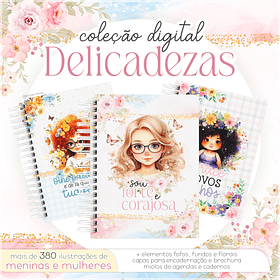 Arquivo Coleção Agendas Mascotinhas Delicadas 2024