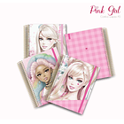 Arquivo Capas para Agenda A5 Pink Girl em Jpg 2