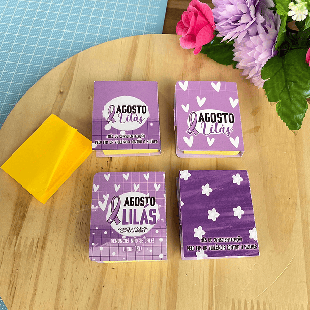 Arquivo de Corte Agosto Lilás em Pdf 7