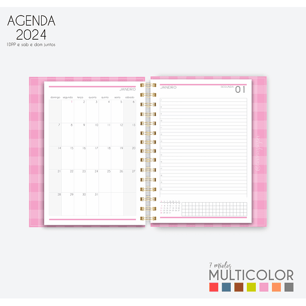 Arquivo Agenda MultiColor 2024 em Pdf  15