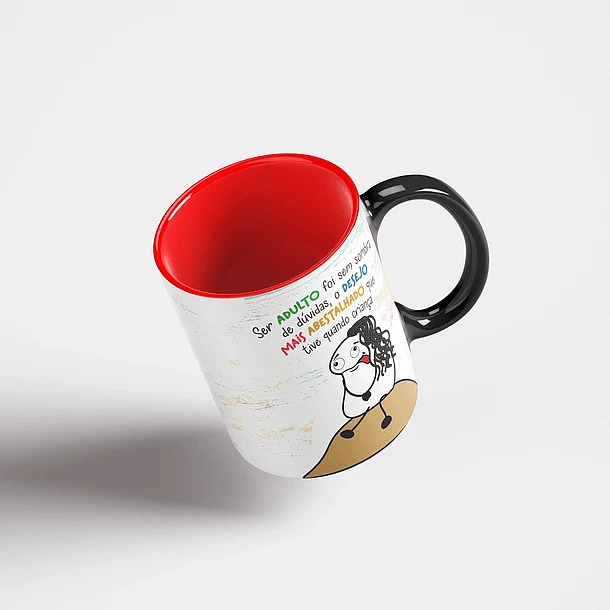 Arte Caneca Ser Adulto foi sem sombra de duvidas o desejo mais abestalhado que tive quando criança Png 2