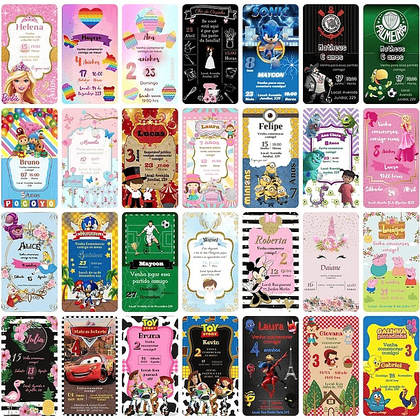 Pack Canva Convites Digitais Lucrativos 5.0 Templates Editáveis 415 Artes 9