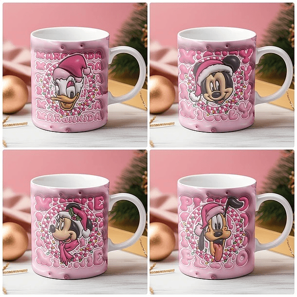 12 Arte para Caneca Mickey Natalino Candy em Jpg 2