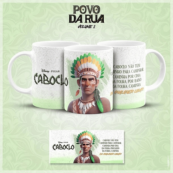 20 Artes para Caneca Povo de Rua Pixar Vol.02 Arquivo em Jpg 7