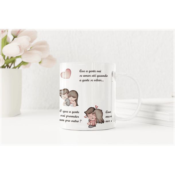 6 Artes para Caneca Oque a Gente vai Prometer um para o Outro Personagens Arquivo em Jpg  3