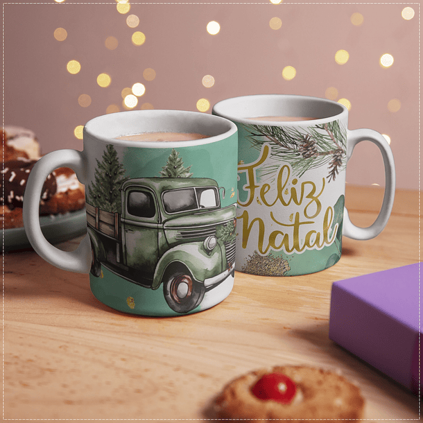 5 Arte para Caneca Natal em Corel Draw  4