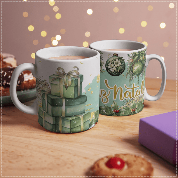 5 Arte para Caneca Natal em Corel Draw  5