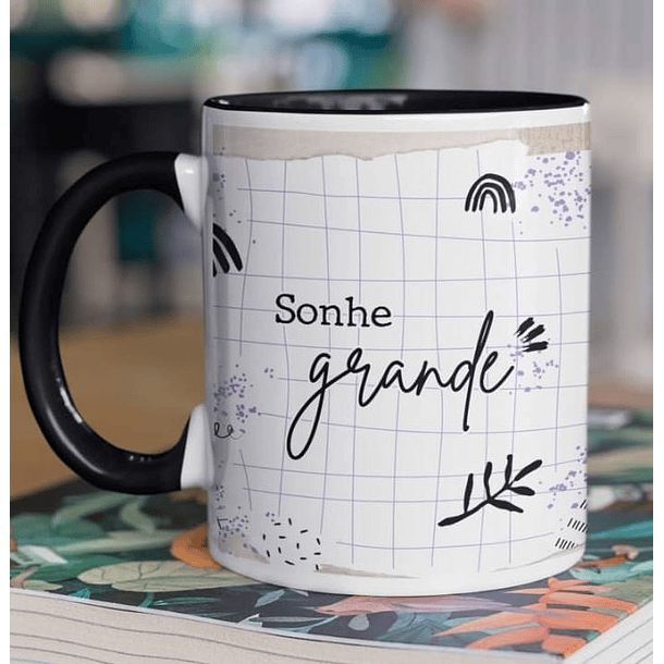10 Arte para Caneca Frase Motivacional Seja Forte em Corel Draw 3