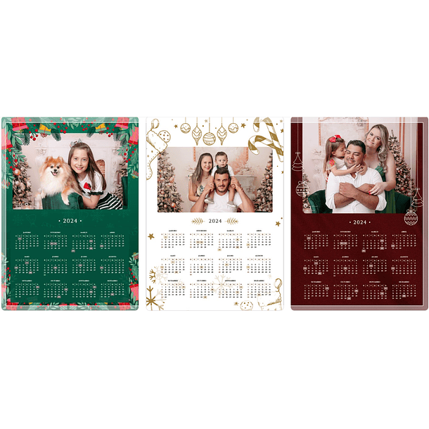 24 Artes para Calendários 2024 em Png 2