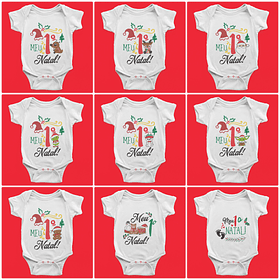 15 Artes para Body Meu primeiro Natal em Corel Draw 