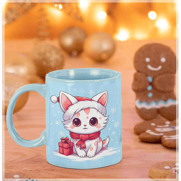 9 Artes para Caneca de Gatinhos Natal Arquivo em Jpg  4