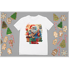 10 Artes para Camisa de Papai Noel do Rock Arquivo em CorelDraw 5