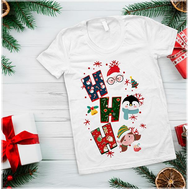 10 Artes para Camisa Ho Ho Ho Arquivo em Photoshop 6