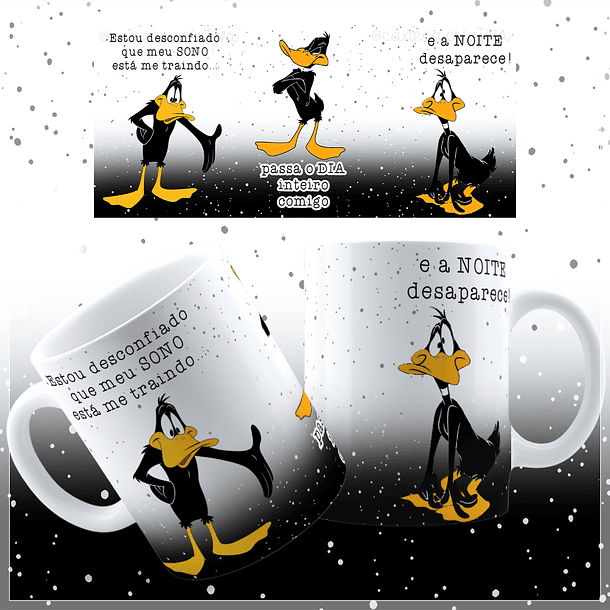 8 Artes para Caneca Patolino Animado Arquivos Jpg  3