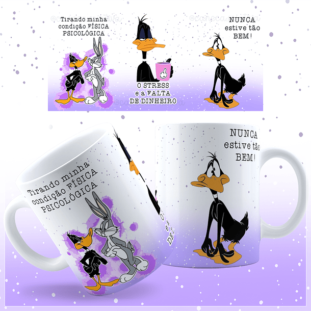 8 Artes para Caneca Patolino Animado Arquivos Jpg  4