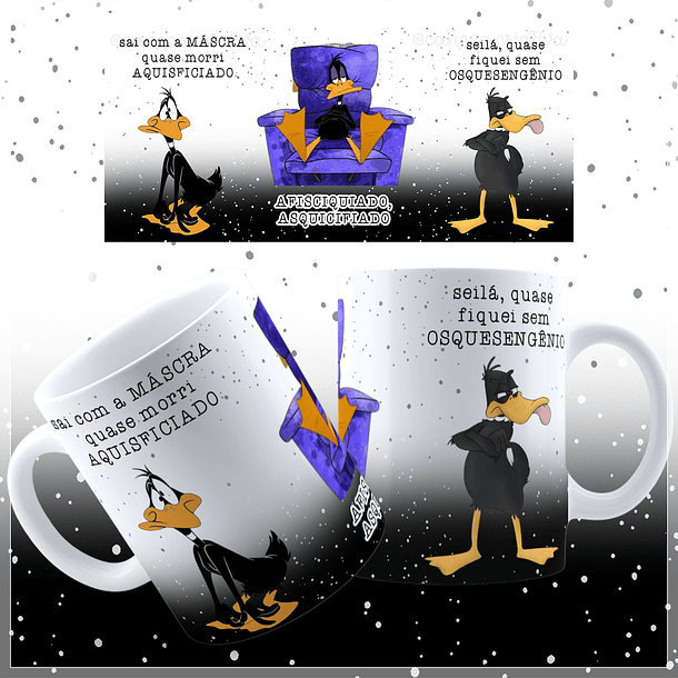 8 Artes para Caneca Patolino Animado Arquivos Jpg  5