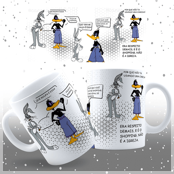 8 Artes para Caneca Patolino Animado Arquivos Jpg  6