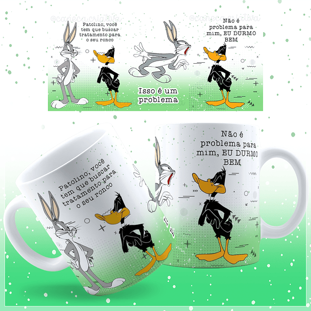 8 Artes para Caneca Patolino Animado Arquivos Jpg  7