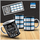 30 Artes para Caneca Calendário Temas Diversos 2024 Arquivo em Photoshop 9