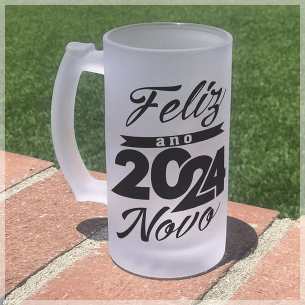 34 Artes para Copo de Chopp Ano Novo 2024 Arquivo em CorelDraw 8