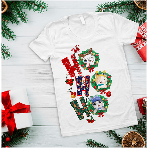 10 Artes para Camisa Ho Ho Ho Arquivo em Photoshop 9