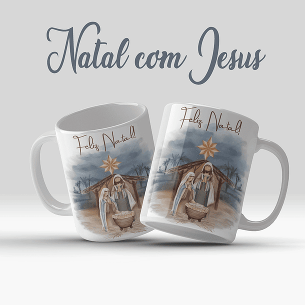 23 Artes para Caneca Natal Arquivo Editável  11