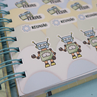 Arquivo Agenda Escolar Robô e Unicórnio 2024 Arquivo em Pdf 13