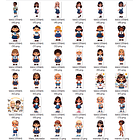 Kit Digital Volta as Aulas Mascotes 2024 Arquivos em Png  13