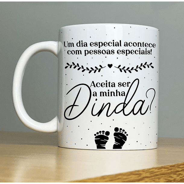 13 Artes para Caneca Dindo e Dinda Padrinhos em Jpg  13