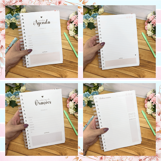 Kit Digital Frases Jardim Fé Religião Arquivos em Png 12