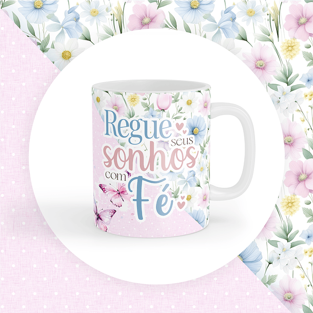 Kit Digital Frases Jardim Fé Religião Arquivos em Png 19