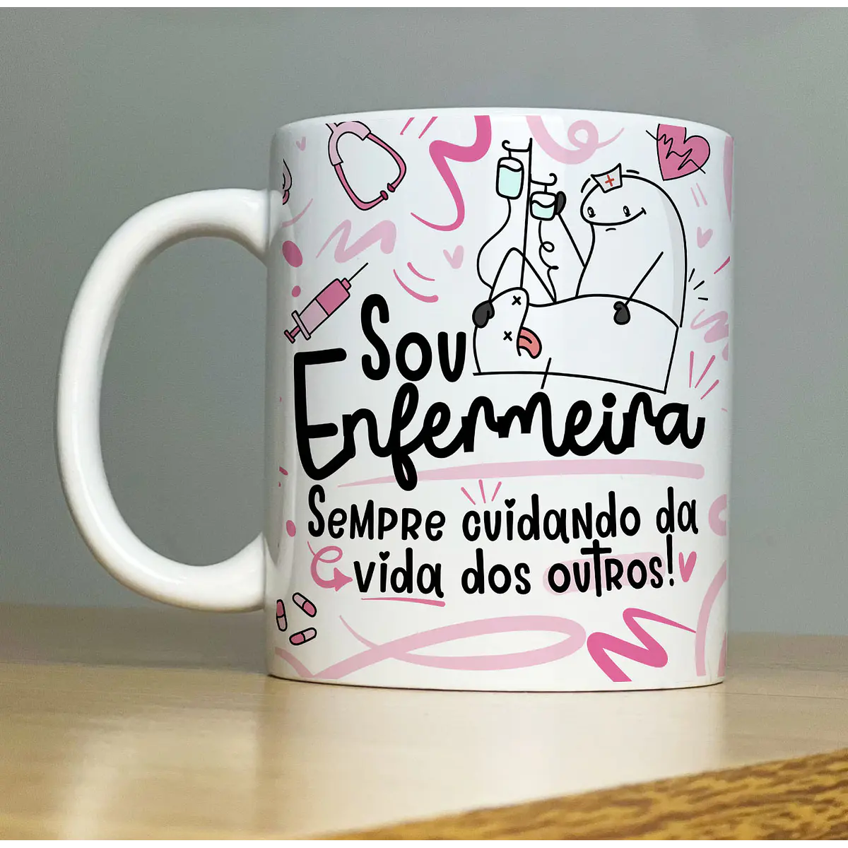 Arte Caneca Sou Enfermeira Flork Profissão Arquivo Png | Studio Booby